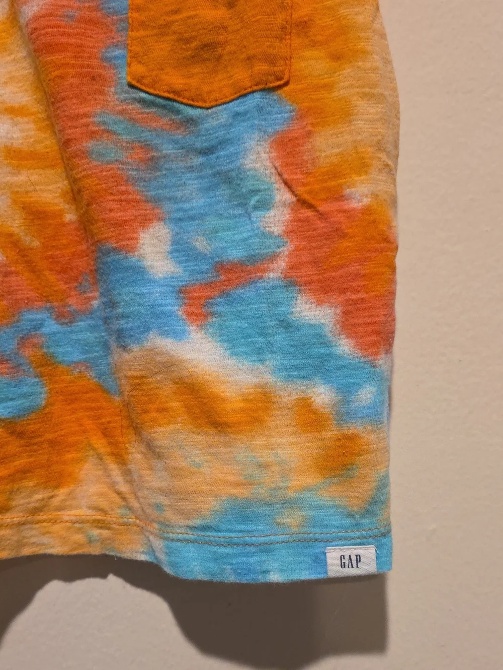 GAP Kids Tie-Dye Tank Top - Orange & Blue Size 2 Years